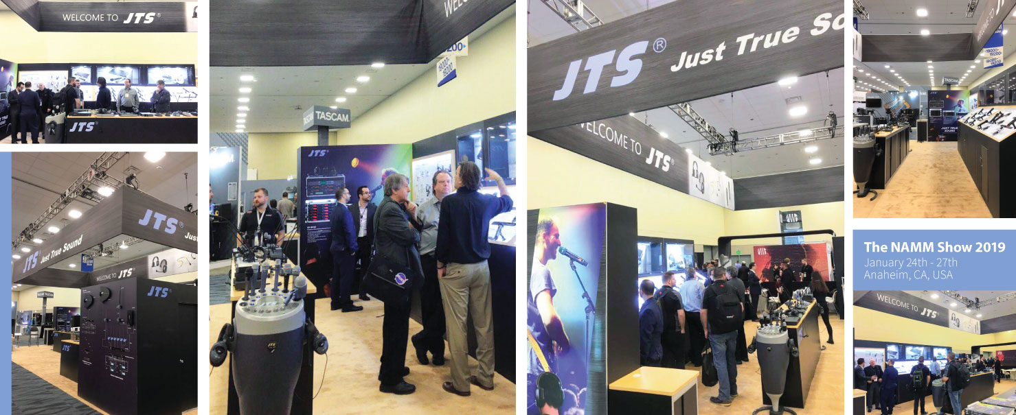 Exhibition - The NAMM Show 2019 - JTS - Professional Wideband True ...
